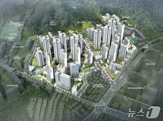 서울 은평구 산새·편백마을 일대 예상 조감도 (서울시 제공)