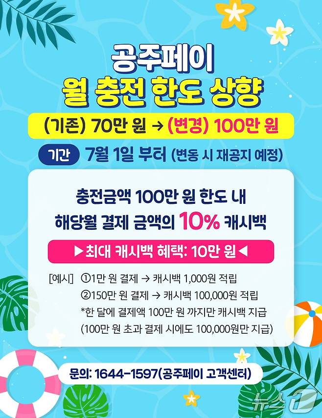‘공주페이’ 홍보 포스터. (공주시 제공. 재판매 및 DB금지)2025.7.4/뉴스1