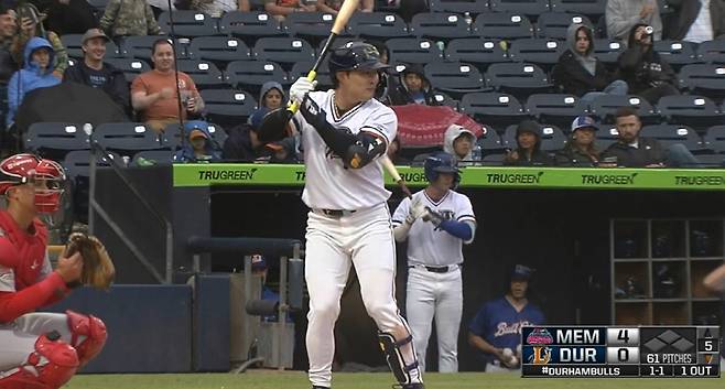 김하성은 트리플A에서 21경기를 소화했다. 사진=MiLB.TV 캡처