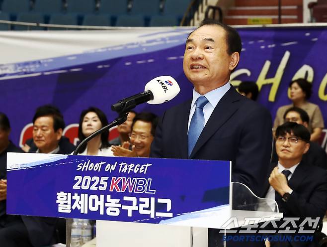 최욱철 한국휠체어농구연맹 명예총재. 사진제공=대한장애인체육회