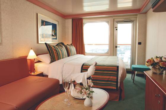 발코니가 딸린 객실. [사진 코스타크루즈]