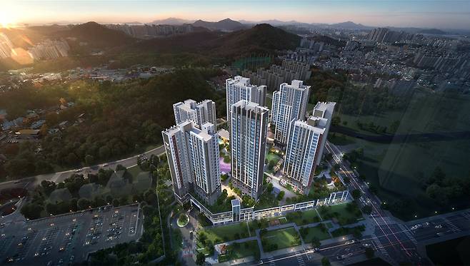 풍무역 롯데캐슬 시그니처 조감도. 롯데건설 제공