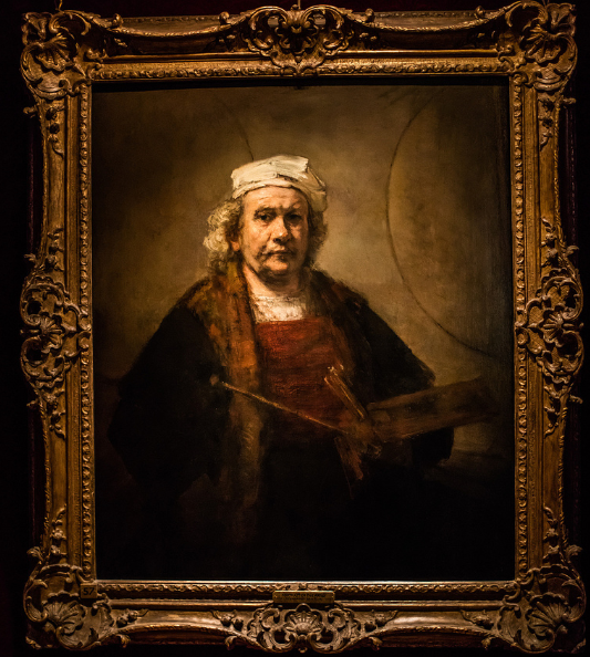 Rembrandt van Rijn [Self-Portrait with Two Circles], 1665 ©김슬기