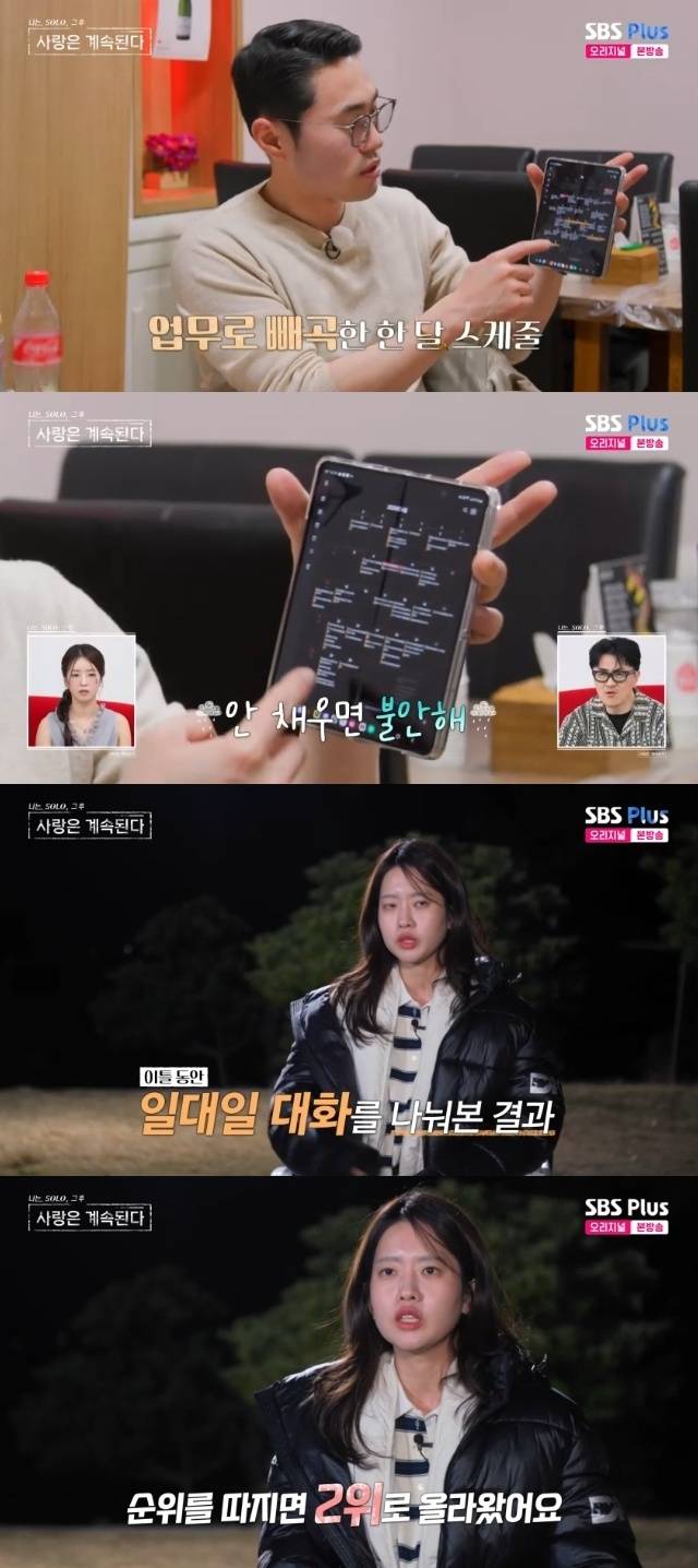 ENA, SBS Plus ‘나는 SOLO, 그 후 사랑은 계속된다(나솔사계)’ 캡처