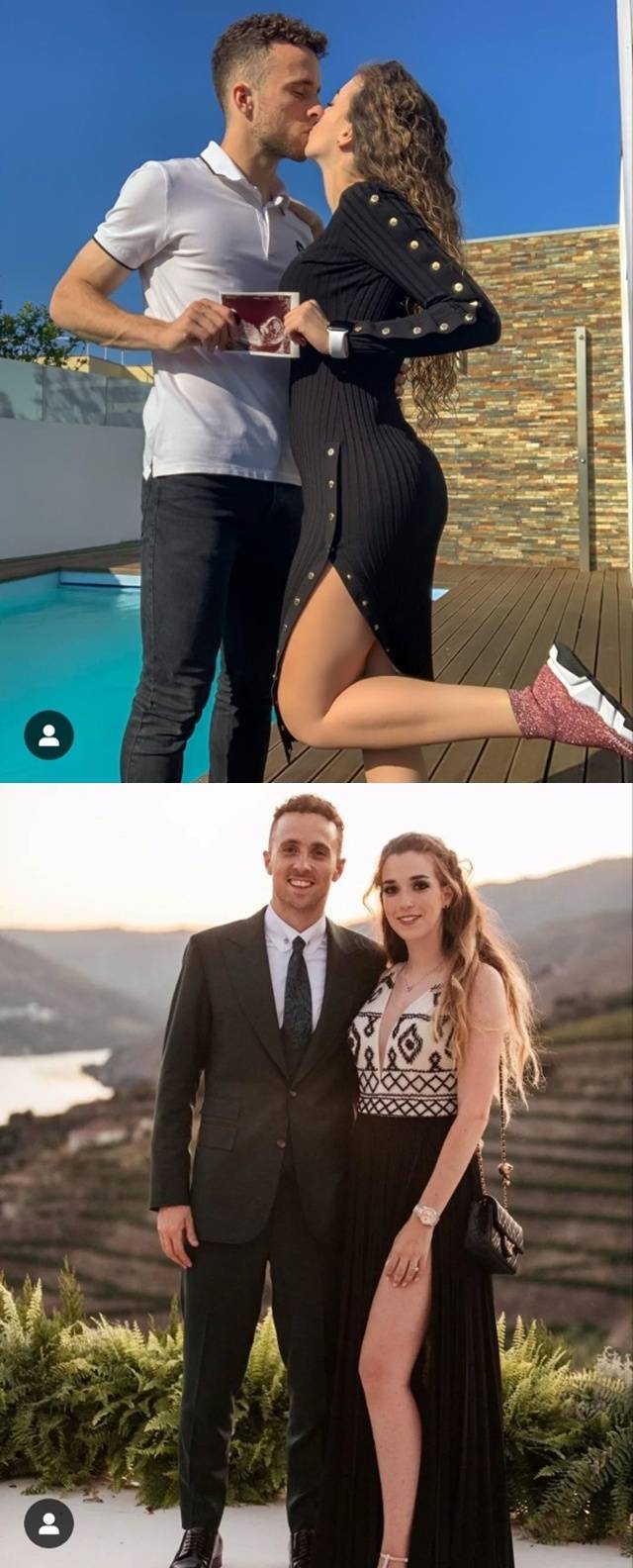 디오고 조타(왼쪽)와 루테 카르도소. /사진=디오고 조타 SNS