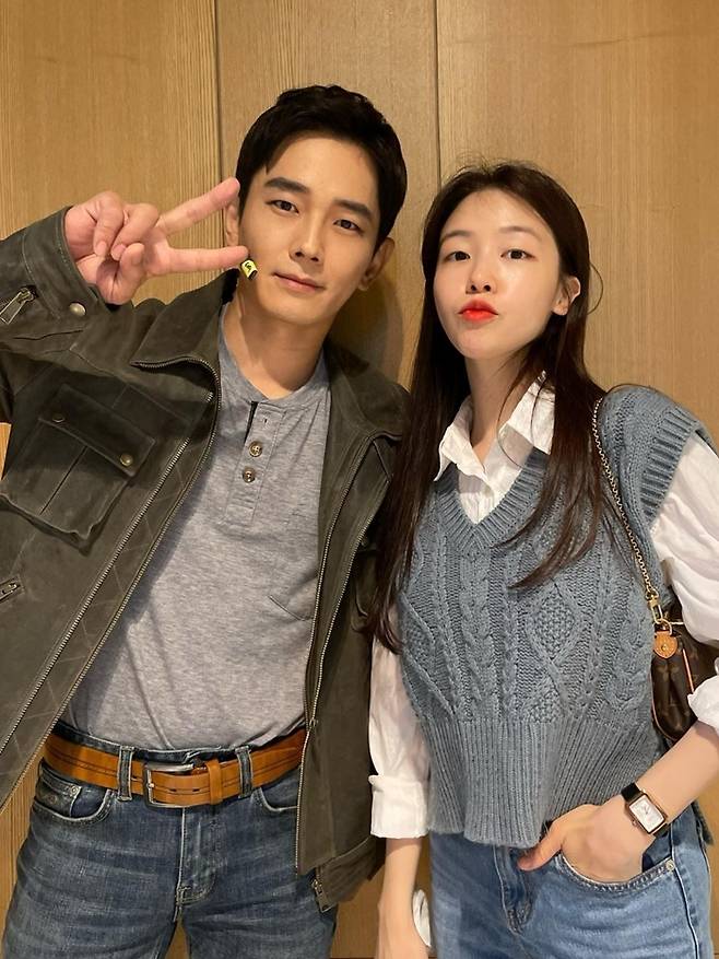 민아, 온주완. 사진|민아 인스타그램