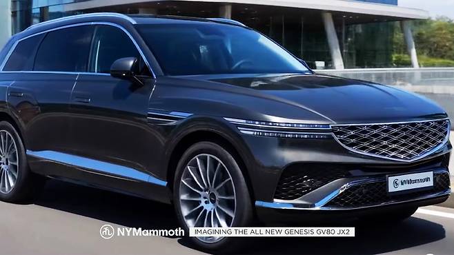 제네시스 차세대 GV80 예상도