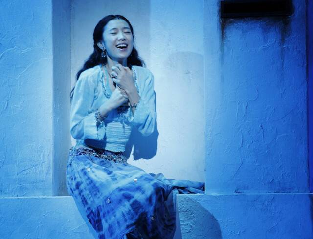 박지연은 230대 1의 오디션을 뚫고 2010년 뮤지컬 ‘맘마미아!’에서 주인공 소피 역을 맡았다. 신시컴퍼니 제공