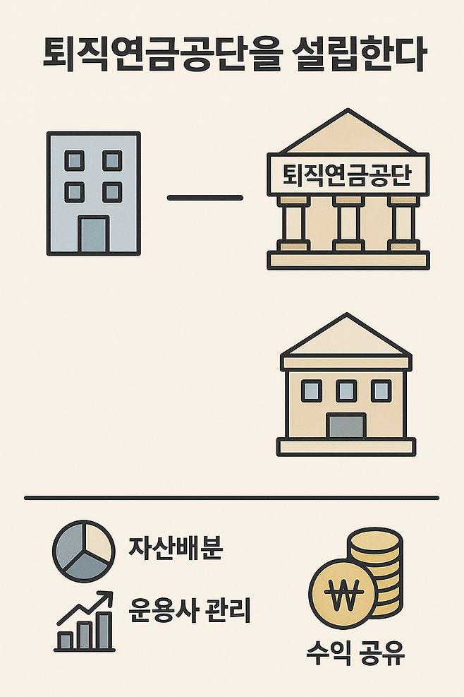 퇴직연금공단 (가칭) <챗GPT 그림>