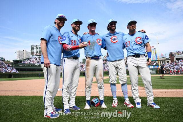 시카고 컵스 선수들./게티이미지코리아