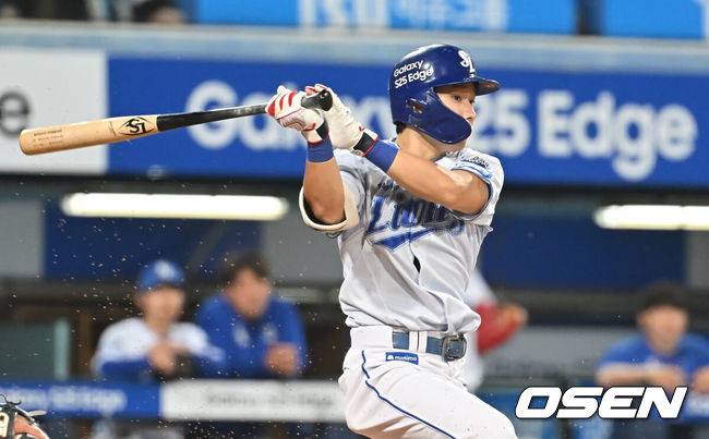 [OSEN=대구, 이석우 기자]  삼성 라이온즈 김지찬 071 2025.06.26 / foto0307@osen.co.kr