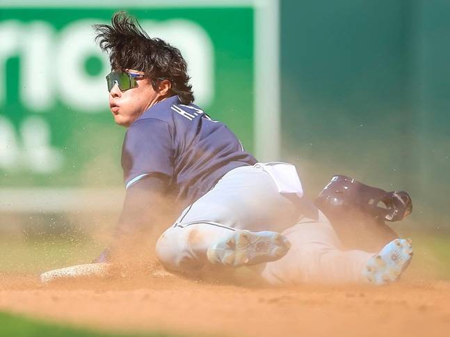 탬파베이 김하성이 5일 미네소타전 7회초 2루 도루를 성공하고 있다. /사진=탬파베이 레이스 공식 SNS