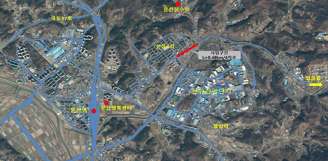 국지도 78호선 파주 선유 구간 위치도 <경기도 제공>