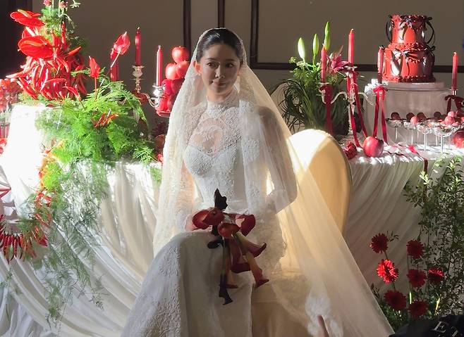 베트남 결혼식에서 신부 기념사진. /김광수 씨 제공