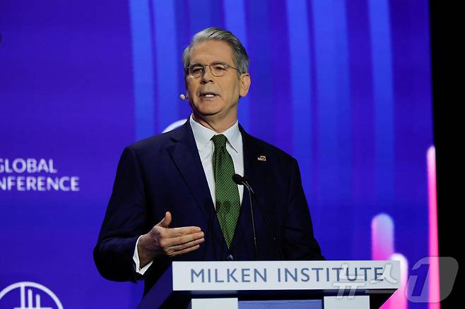 스콧 베선트 미국 재무부 장관. ⓒ 로이터=뉴스1 ⓒ News1 류정민 특파원