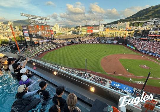 한화생명볼파크 인피니티풀. 한화이글스 제공