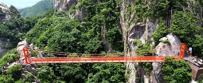 월출산 구름다리 ⓒ영암군