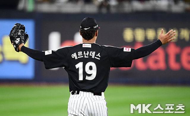 에르난데스는 6일 대구 삼성전에서 쾌투했다. 사진=김영구 기자