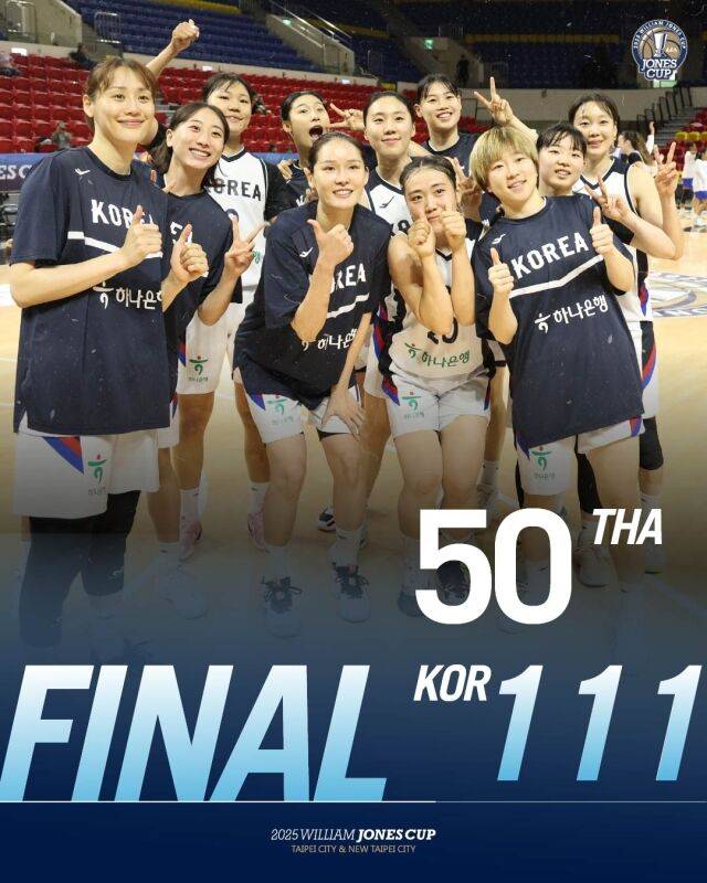 한국여자농구대표팀/윌리엄존스컵 SNS