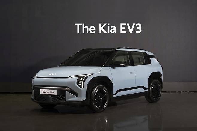 기아 콤팩트 전기 SUV EV3 [기아 제공]