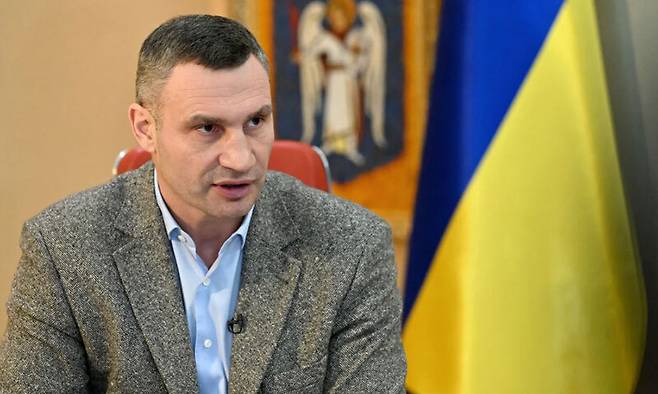 비탈리 클리치코(54) 우크라이나 키이우 시장. 권투 선수 출신으로 세계 챔피언을 지냈다. 게티이미지 제공