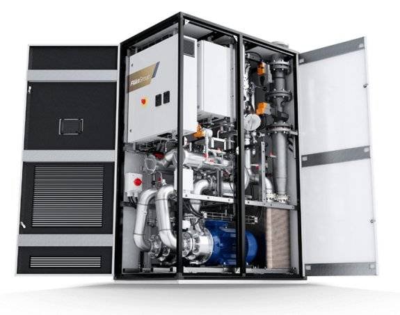 플랙트그룹의 액체 냉각 솔루션의 일환인 신형 냉각수 분배 장치. 플랙트그룹