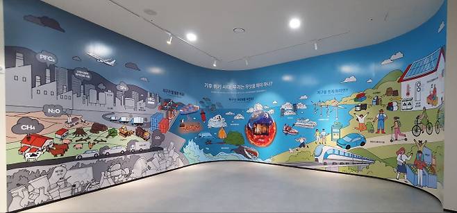 시흥 시흥에코센터에 내 탄소중립체험관 전시실. 사진=시흥시청