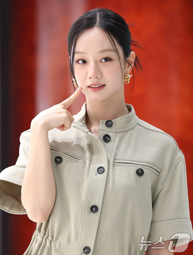 배우 혜리가 우태와 열애설 후 첫 공식석상에 모습을 드러냈다.  ⓒ News1 권현진 기자