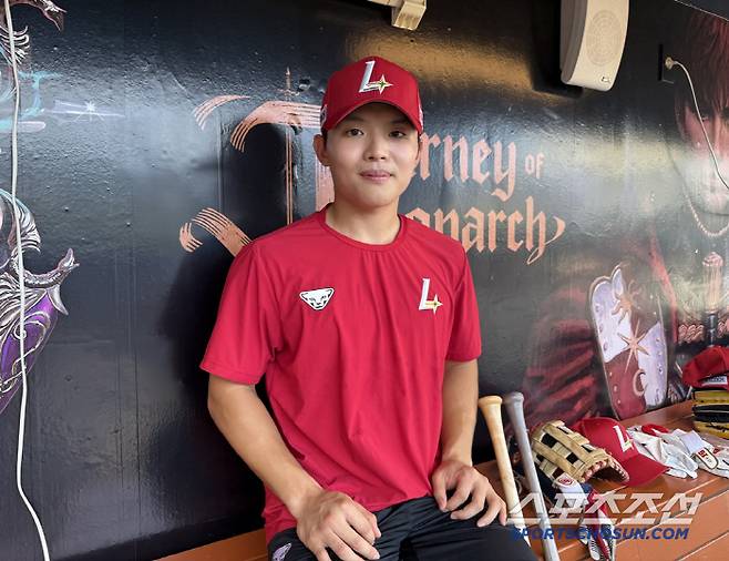 6일 창원 NC파크에서 인터뷰하는 정준재. 사진=나유리 기자