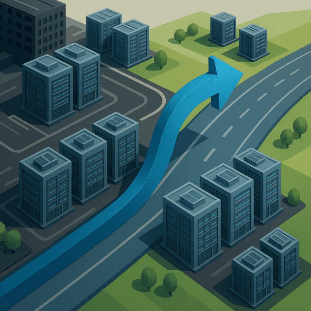 정부와 업계의 데이터센터 지방 분산 전략이 본격화되고 있다. (사진=챗GPT 제작)