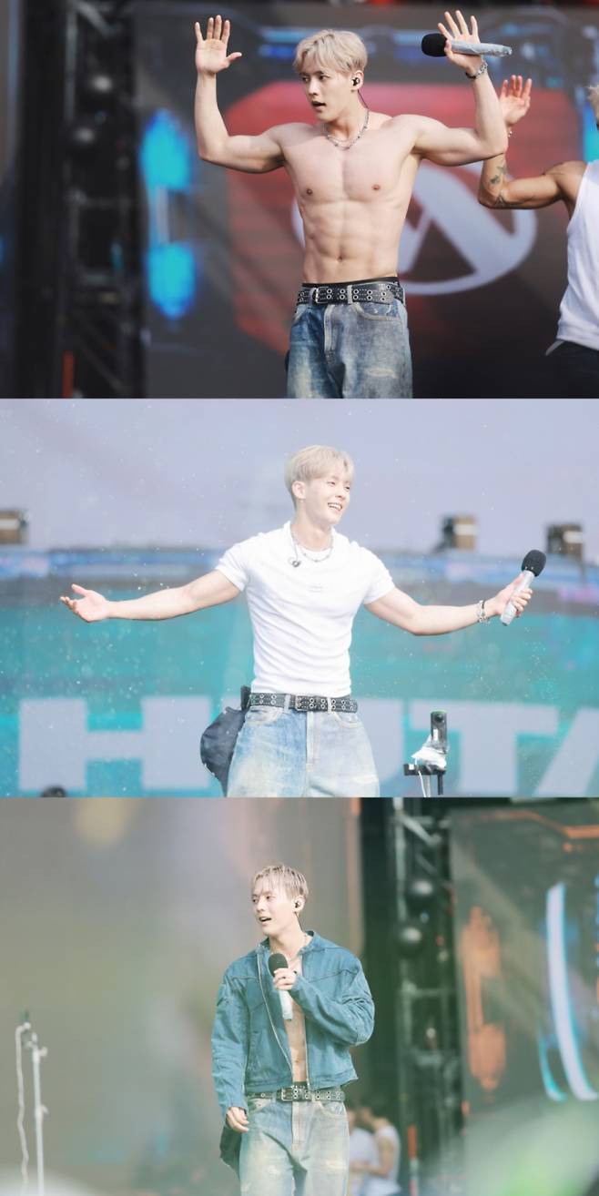 비투비 이민혁, 워터밤 찢은 명품 퍼포먼스(제공: 더블앤)