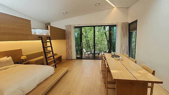 수락 휴 4인실 내부 모습. /노원구