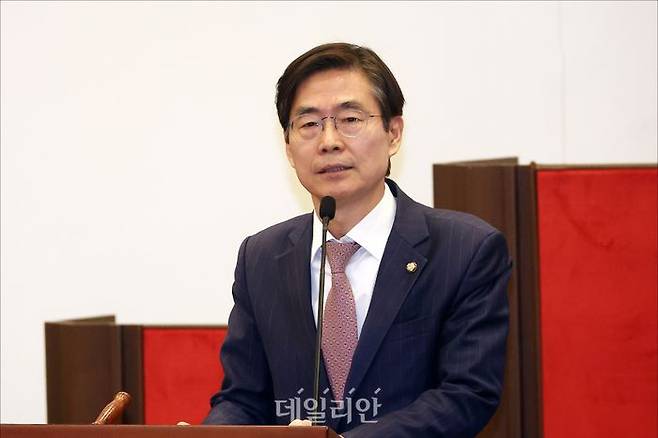 당권 도전 가능성이 제기되는 조경태 국민의힘 의원 ⓒ데일리안 홍금표 기자