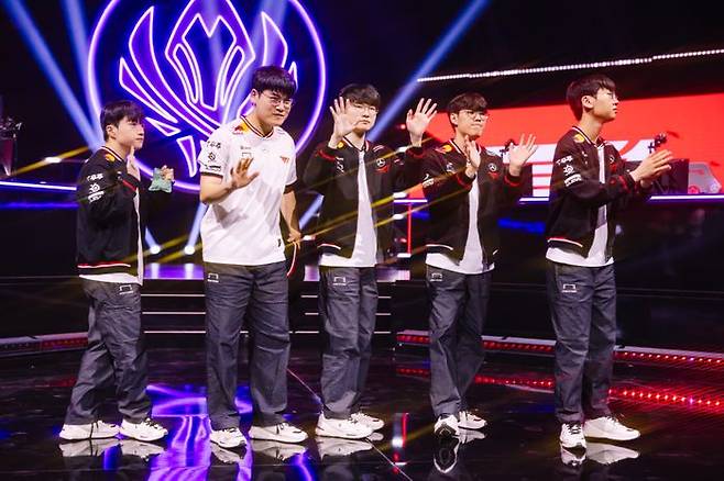 T1 선수단 ⓒ라이엇 게임즈