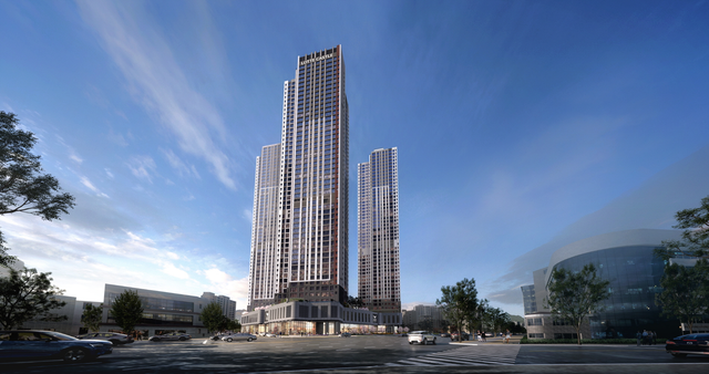 번영로 롯데캐슬 센트럴스카이 투시도 [롯데건설 제공]