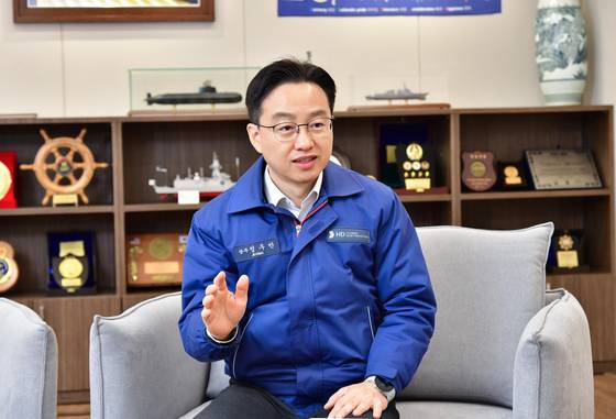 Jeong Woo-maan, vice president and head of naval & special ship business strategy at HD Hyundai Heavy Industries [HD HYUNDAI]