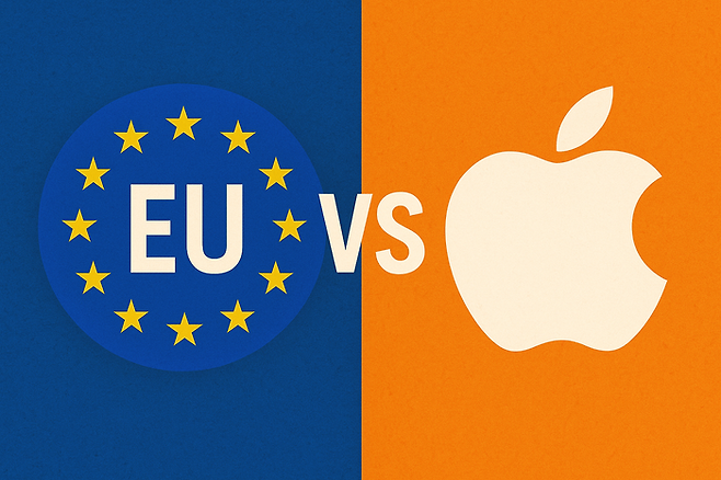 애플, EU 디지털시장법에 항소... “법적 권한 넘었다” 반발 [그림=챗GPT]
