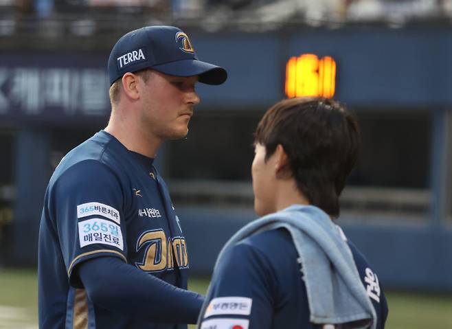 KBO리그 10개 구단이 전반기 마지막 시리즈를 앞두고 핵심 선수들에게 조기 휴가를 부여했다. 사진은 NC다이노스에서 활약 중인 라일리 톰슨의 모습. /사진=뉴시스