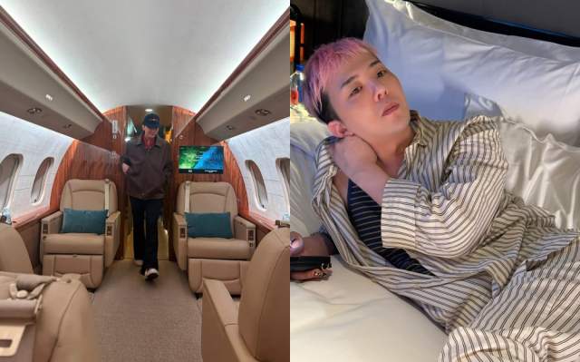 가수 지드래곤이 월드투어 중 비하인드 사진을 공개했다. / 지드래곤 인스타그램 캡처