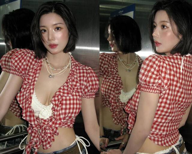 권은비가 각종 여름 행사에서 화려한 퍼포먼스를 선보였다. / 권은비 소셜미디어 캡처