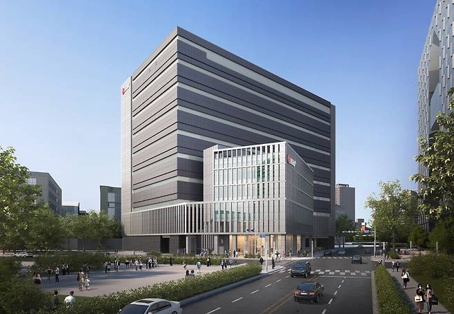 LG유플러스 평촌 2센터 조감도. [LG유플러스 제공]