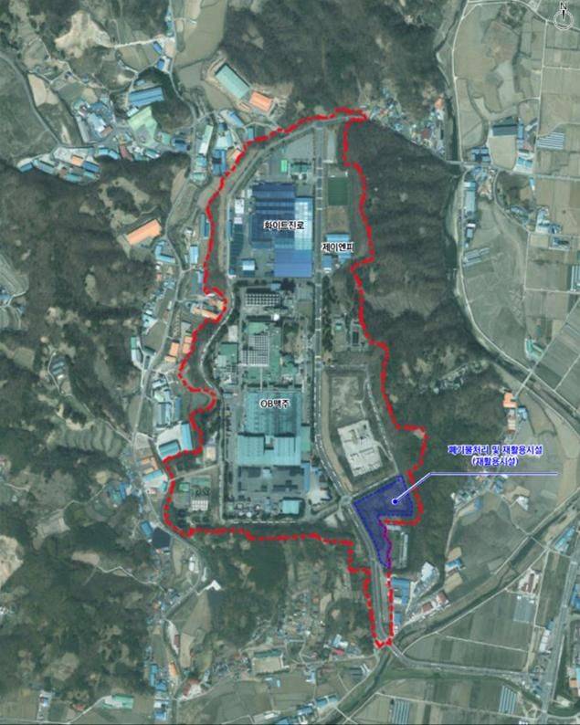 [청주=뉴시스] 충북 청주시 현도산업단지 내 재활용선별센터 예정지. (사진=청주시 제공) photo@newsis.com *재판매 및 DB 금지