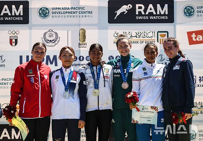 [서울=뉴시스]근대5종 성승민, 월드컵 파이널 은메달. (사진=대한근대5종연맹 제공)