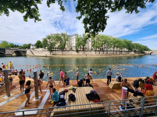 센강 수영장 [연합뉴스]