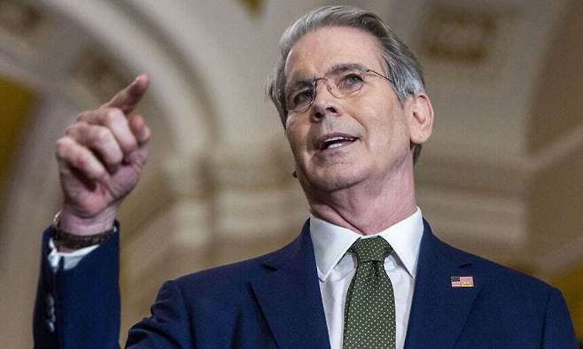 스콧 베선트 미국 재무부 장관. EPA연합뉴스