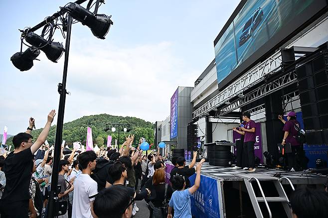 다양한 이벤트는 관람객들에게도 즐거움을 선사했다. 사진: 김학수 기자