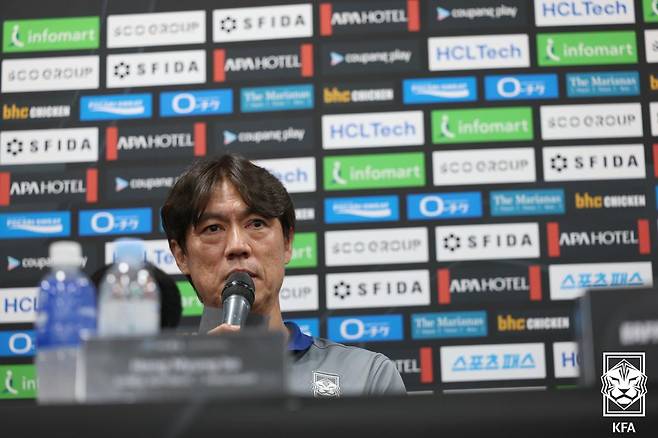 홍명보 축구대표팀 감독. /사진=대한축구협회 제공