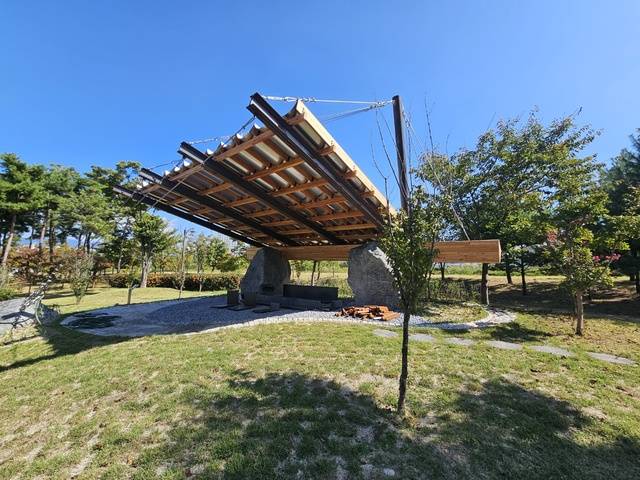 수성구 대진지에 조성된 파빌리온. 대구일보 DB