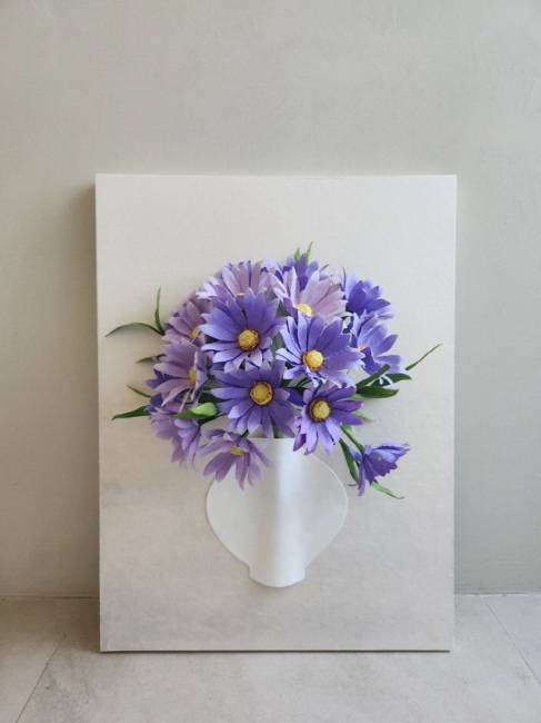 &nbsp;‘달항아리에 쑥부쟁이’