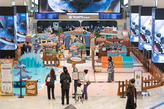 지난 달 신세계백화점 강남점에서 열린 릴로&스티치 팝업 전경./사진=한경DB